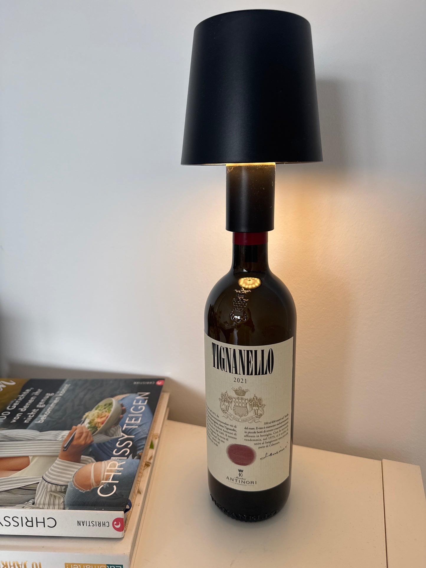 USB-LED-Flaschenlampe – Schlank & Touch-bedienbar