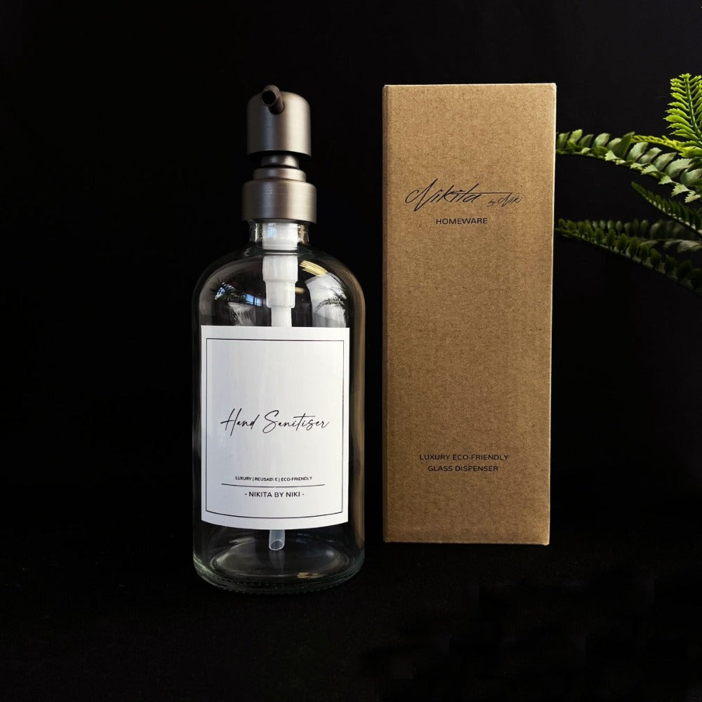 Seifenspender aus Glas für Küche oder Bad – 2er-Set