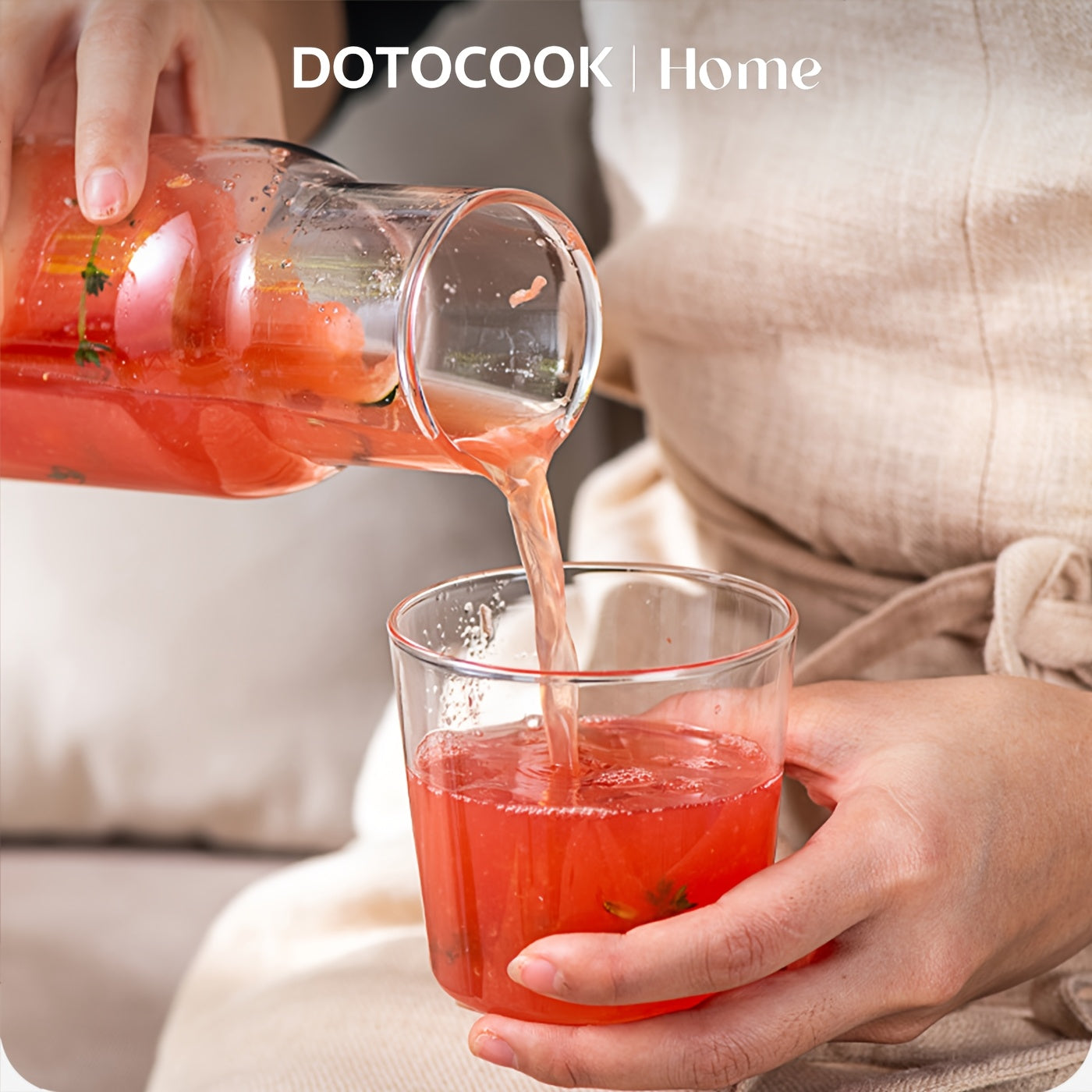 Glaskaraffe & Trinkbecher im Set – Elegant, langlebig, BPA-frei