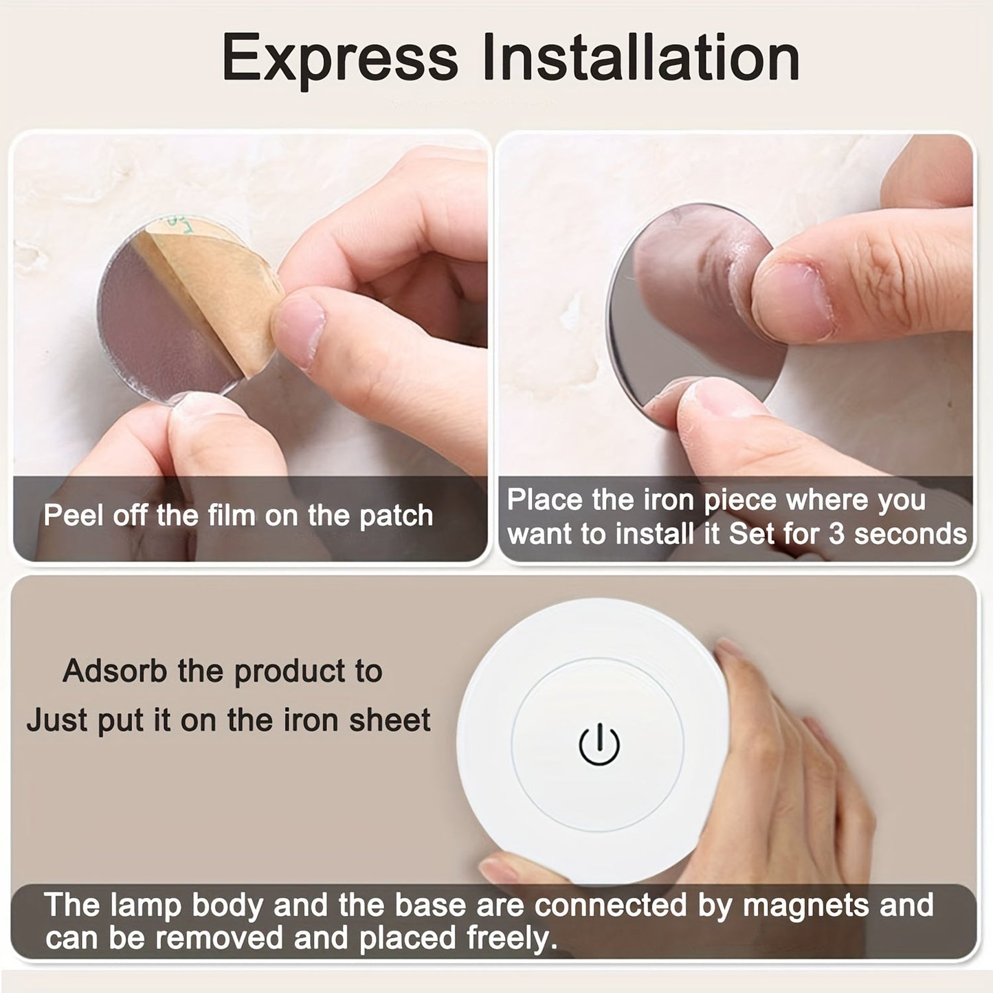 LED-Nachtlicht mit Touchsteuerung – flexibel einsetzbar